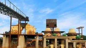 Проект дробильно-сортировочного комплекса для дробления базальта 1000 т/ч в пров. Хайнань