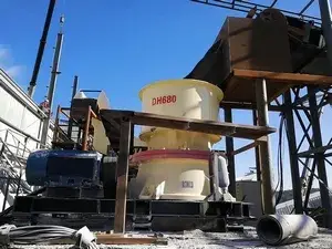 Проект дробильно-сортировочного комплекса для дробления доломита 1000 т/ч в пров. Хубэй