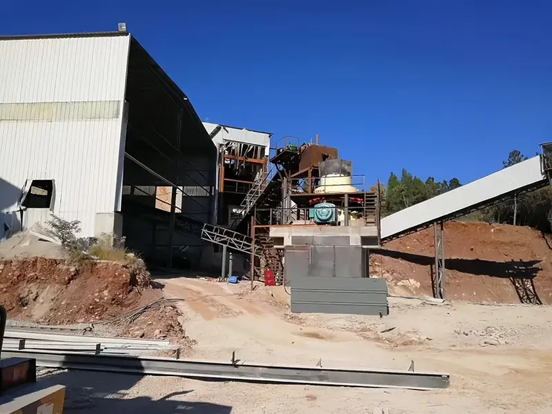 Проект дробильно-сортировочного комплекса для дробления доломита 1000 т/ч в пров. Хубэй