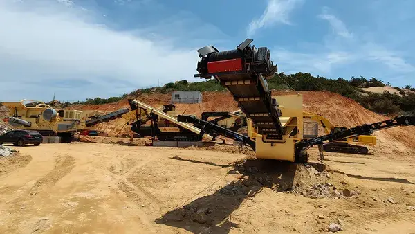 Мобильная дробильная установка для дробления гранита 300 т/ч в пров. Фуцзянь