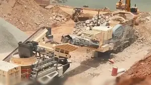 Проект мобильной дробильной установки 300 т/ч в пров. Фуцзянь