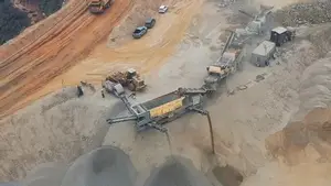 Проект мобильной дробильной установки 300 т/ч в пров. Гуандун