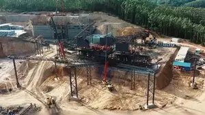 Проект дробильно-сортировочного комплекса 1500 т/ч в пров. Гуандун