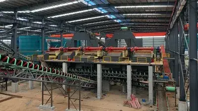 Вибрационный грохот для проекта дробильно-сортировочного комплекса 7 500 000 т/год в г. Хэнъян, пров. Хунань