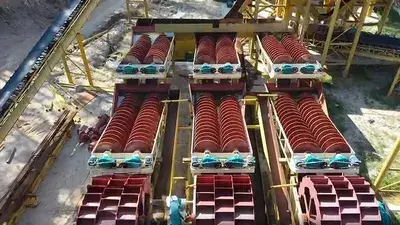 Машина для восстановления мелкого песка для проекта по производству и промывке песка в г. Цзянмэнь, пров. Гуандун