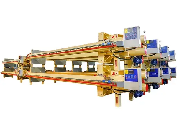 Гидравлический камерный фильтр-пресс