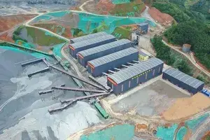 Проект дробильно-сортировочного комплекса 10 000 000 т/год для компании Wuzhou City Construction Investment Group, пров. Гуанси