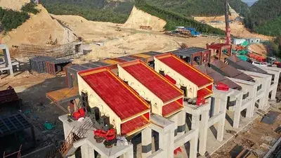 Вибрационный грохот для проекта дробильно-сортировочного комплекса компании Hongsheng в г. Цинъюань, пров. Гуандун  