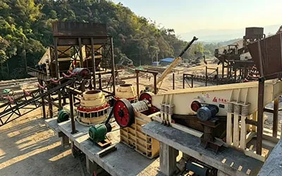 500 TPH Granite Crushing Line in Myanmar