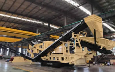 Tracked Mobile Sand Making Machine for Manufactured Sand Production